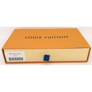 Louis Vuitton Drawer Gift Box Empty Orange Blue Pull Decorative Storage 9x5x2”
